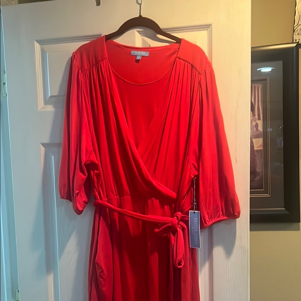 Red Wrap Dress